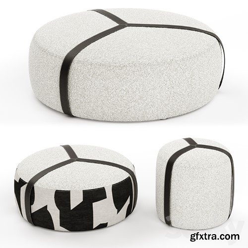 3dsky Pro - Brooklyn Pouf By Gianfranco Ferre Home