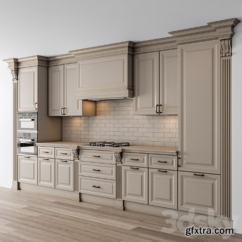 3dsky Pro - Kitchen NeoClassic - Beige 71