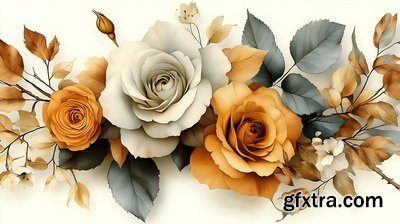 Valentine's Day Background Illustrations with AI 2, 39xJPG