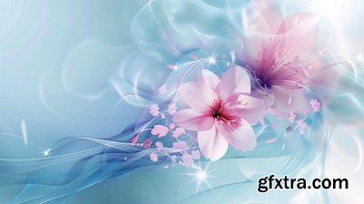 Valentine's Day Background Illustrations with AI 2, 39xJPG