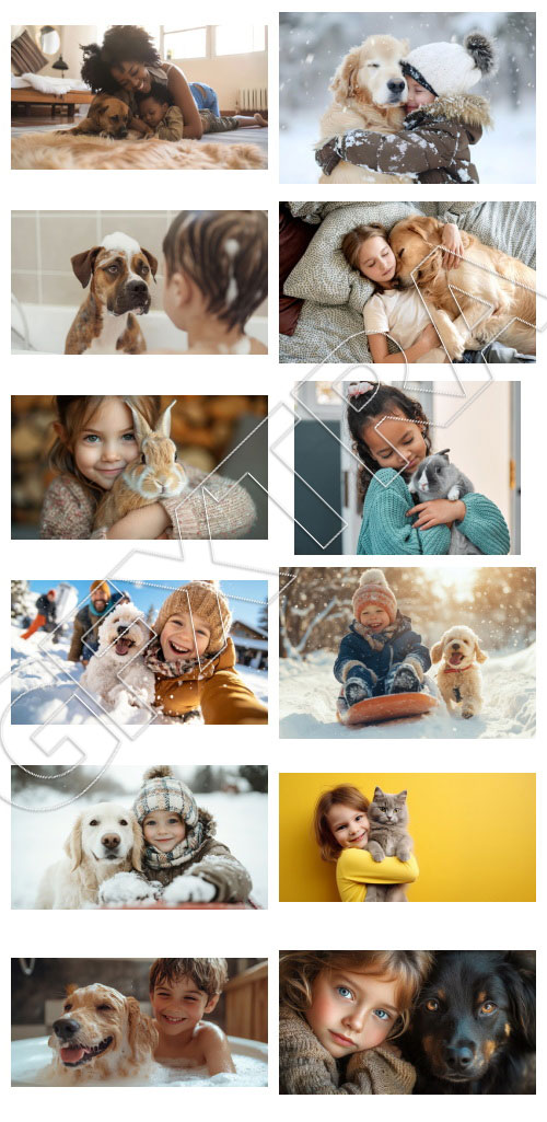 Kids &amp; Pets 2, 55xJPG