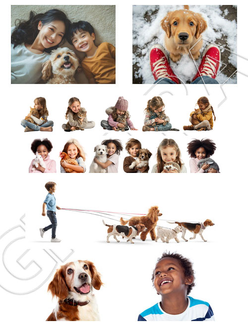 Kids &amp; Pets 2, 55xJPG