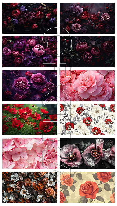 Valentine's Day Background Illustrations with AI 3, 37xJPG