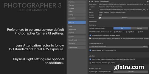 Gumroad - Photographer 5.4.13 Blender Add-on