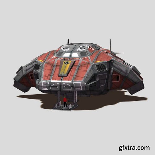 Cgtrader - Tug Ship VR / AR / low-poly 3d model