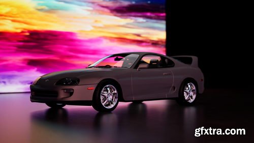 Artstation - TOYOTA SUPRA 1998