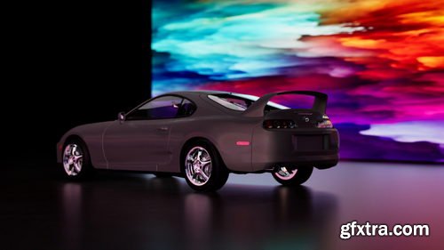 Artstation - TOYOTA SUPRA 1998