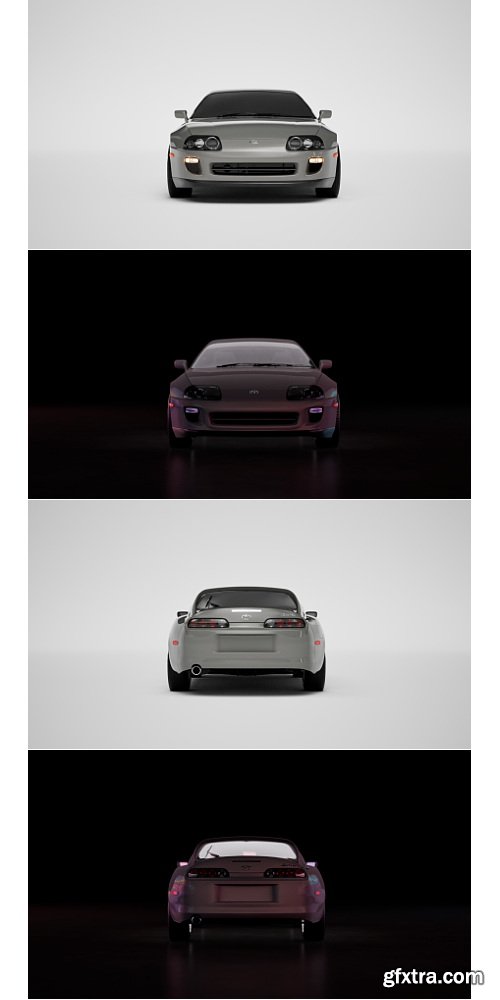 Artstation - TOYOTA SUPRA 1998