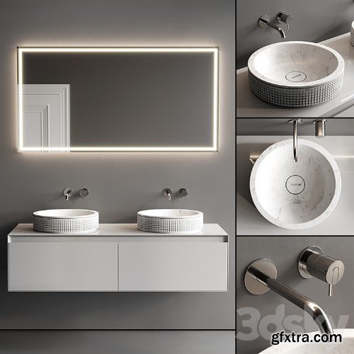 3dsky Pro - Antonio Lupi Panta Rei + Pixel Vanity Unit Set 3