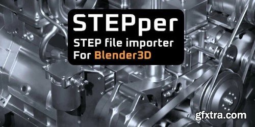 Gumroad - STEPper 1.1.8 for Blender