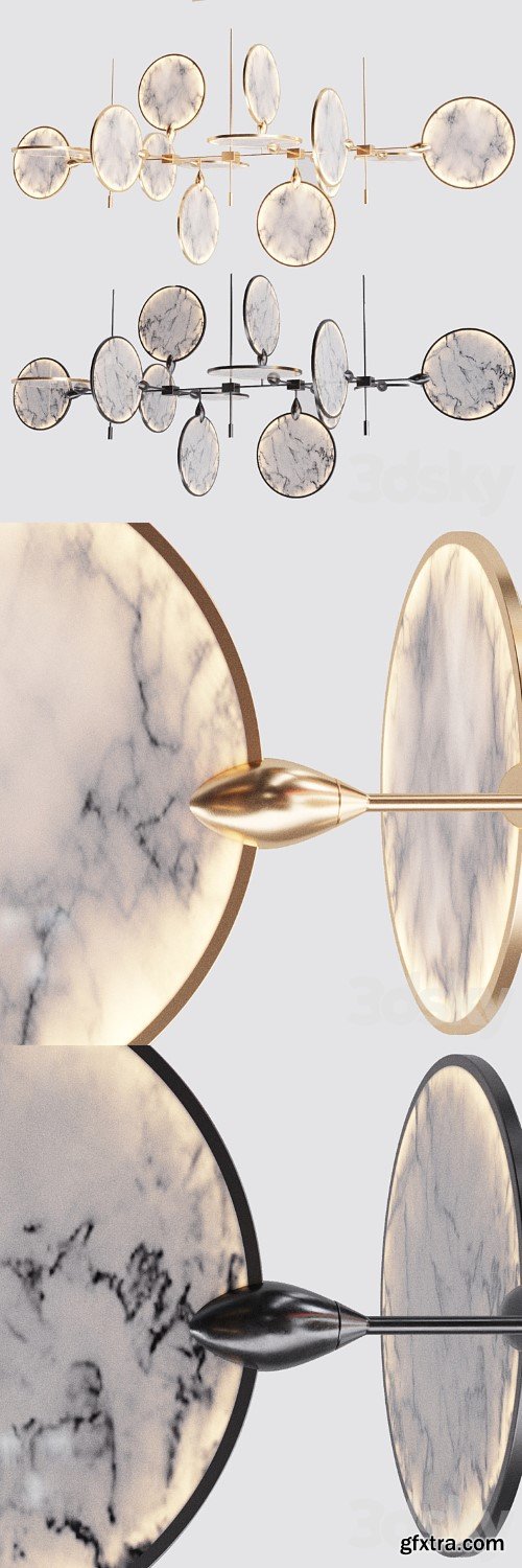 3dsky Pro - Chandelier Nebula L by Imperiumloft