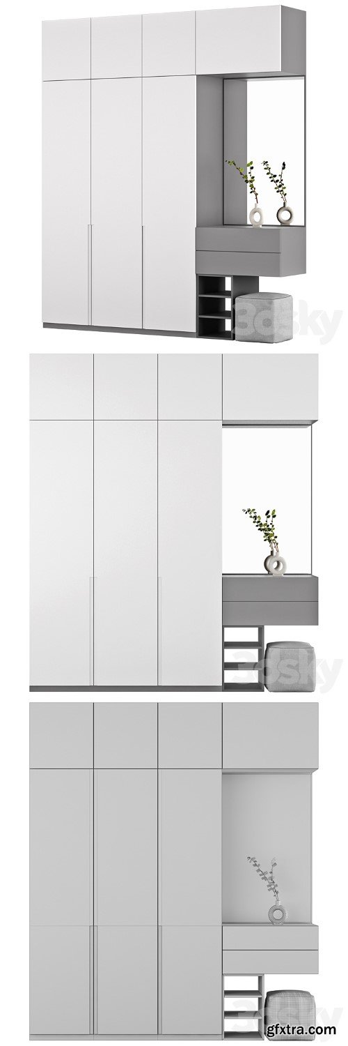 3dsky Pro - Composition in the hallway 32 | Hallway