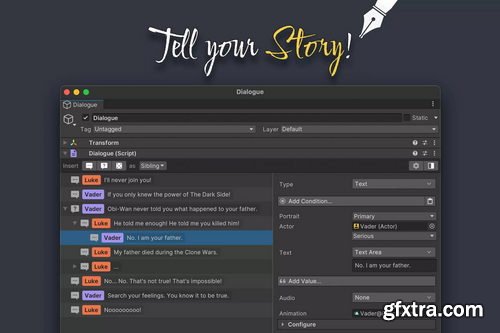 Unity - Dialogue 2 | Game Creator 2 by Catsoft Works v2.5.15