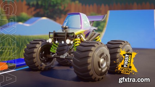 CGCookie - OFF-ROAD: Rig and Animate an RC Monster Truck in Blender