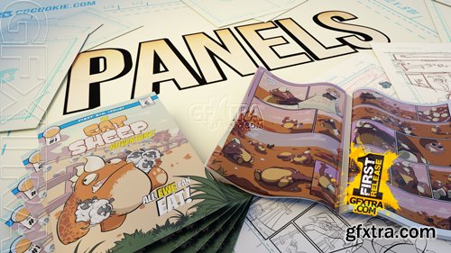 CGCookie - PANELS: Create a Comic Book with Grease Pencil in Blender
