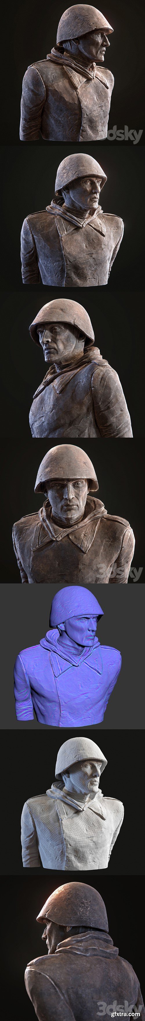 3dsky Pro - Pamyatik soldier