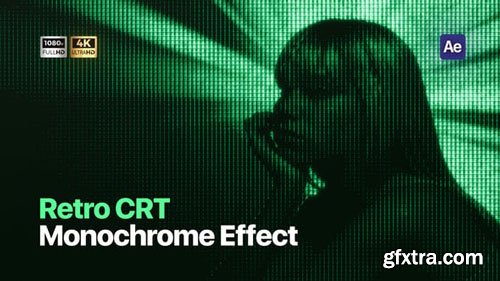 Videohive - Monochrome Monitor CRT Effect - 56422629 Videohive - Monochrome Monitor CRT Effect - 56422629