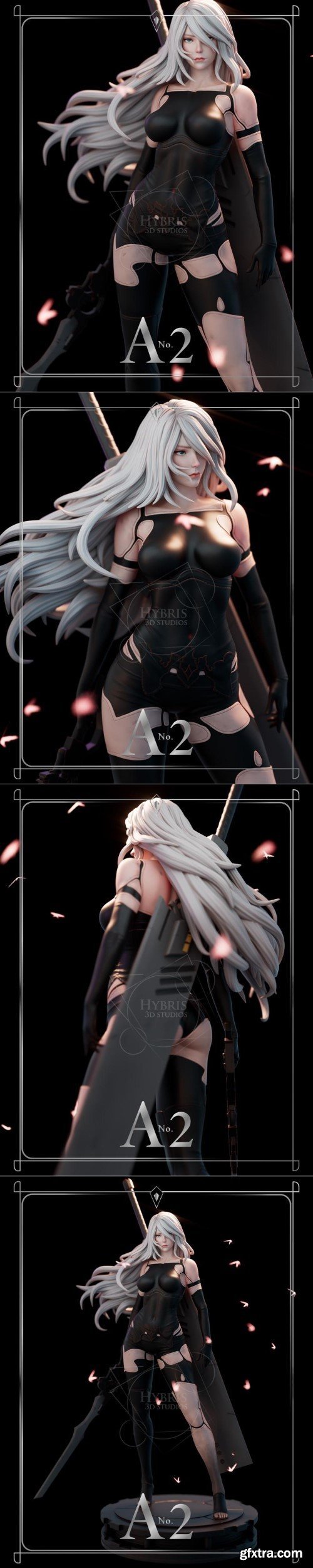 Hybris Studios &ndash; A2 &ndash; NieR &ndash; 3D Print Model