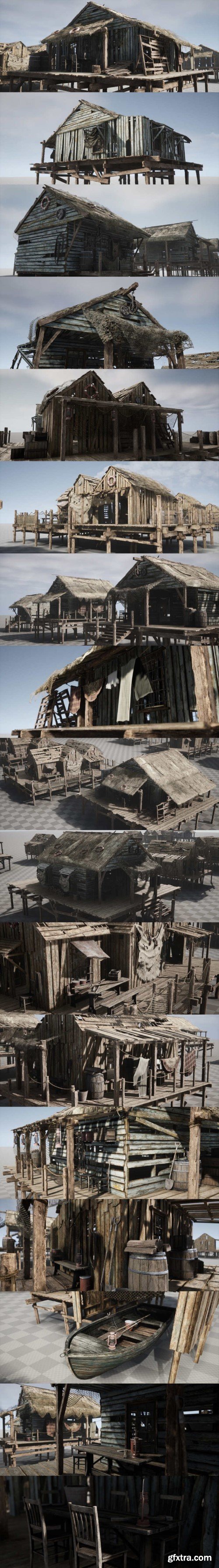 Fab - Unreal Engine - Lake Houses Pack