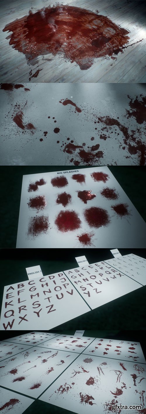 Fab - Horror Collection: Blood 1000+ textures