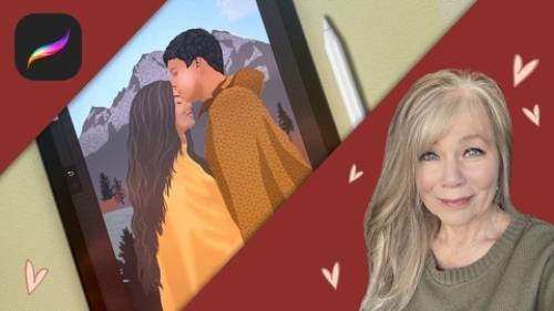 'Udemy - Design a Romance Book Cover in Procreate'