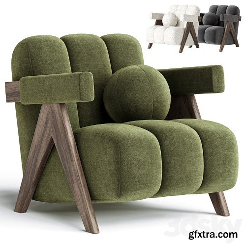 3dsky Pro - KARMAN Armchair by ARTIPIECES