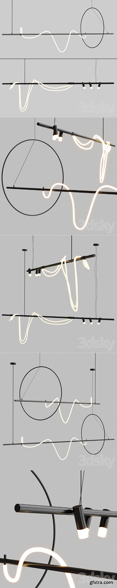 3dsky Pro - Slatted lamp collection