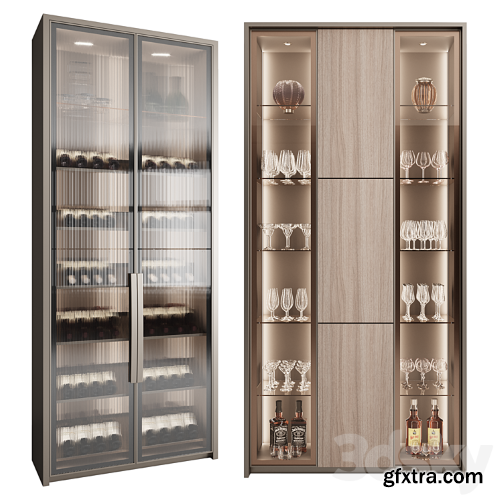 3dsky Pro - Сupboard with dishes My Design №19