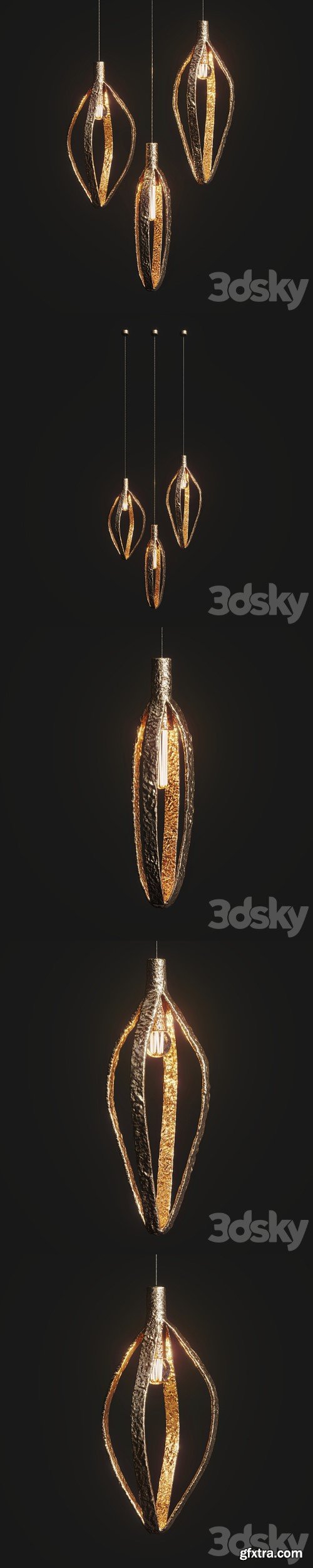 3dsky Pro - Handmade pendants FLASHLIGHT Vetvistore