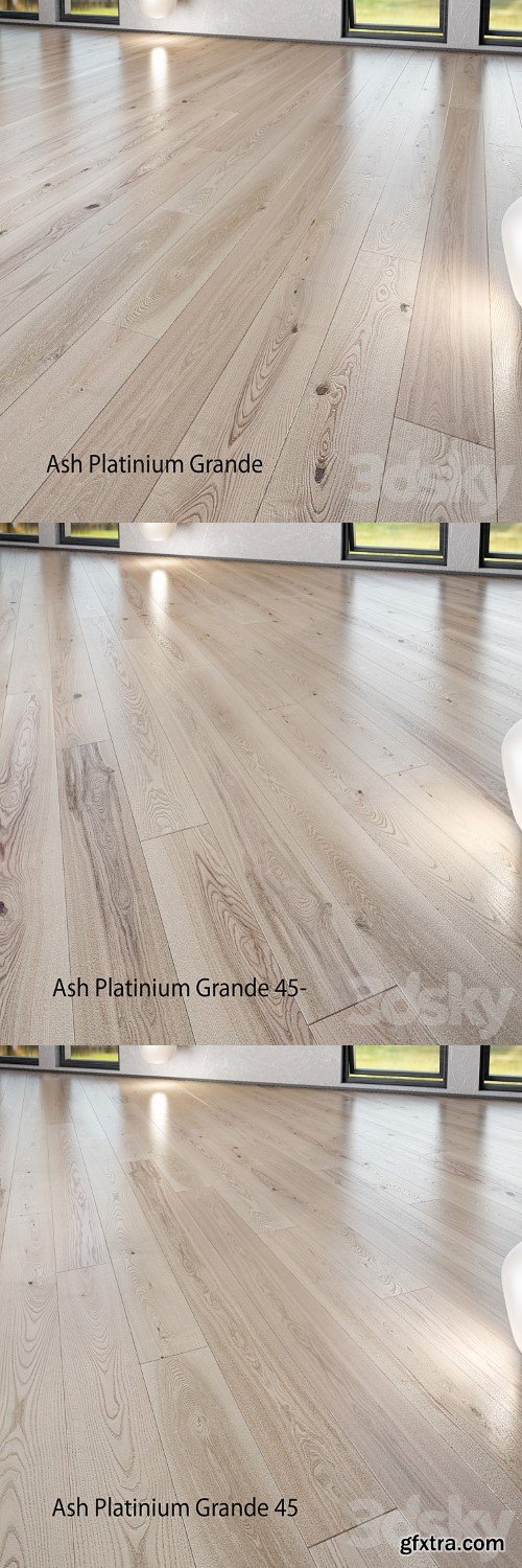 3dsky Pro - Barlinek Floorboard - Pure Line - Ash Platinium Grande