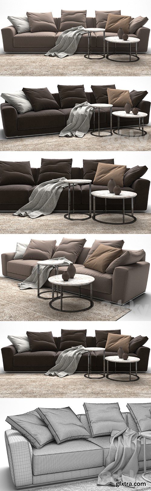 3dsky Pro - Luis Sofa - B & B Italia