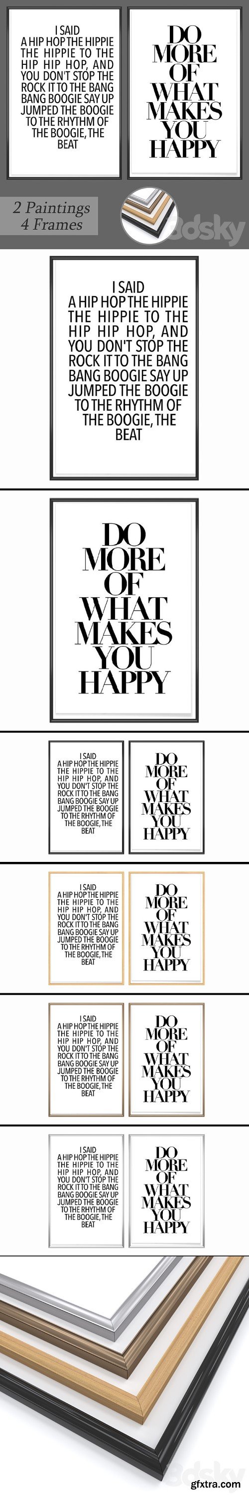 3dsky Pro - Set from wall paintings No 503