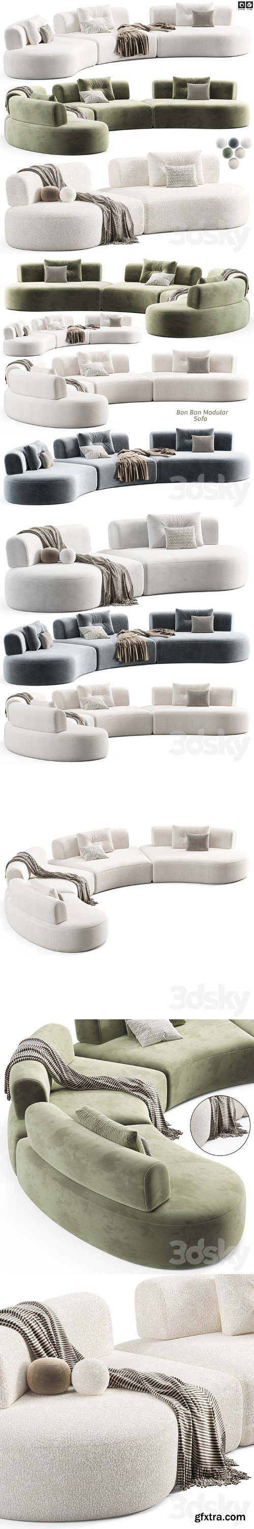3dsky Pro - Bon Bon Modular Sofa