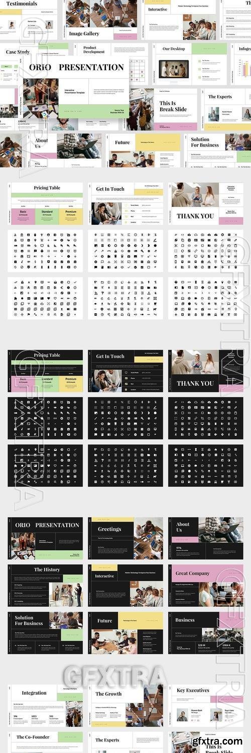 Orio : Interactive Powerpoint Templates XHJKVMD