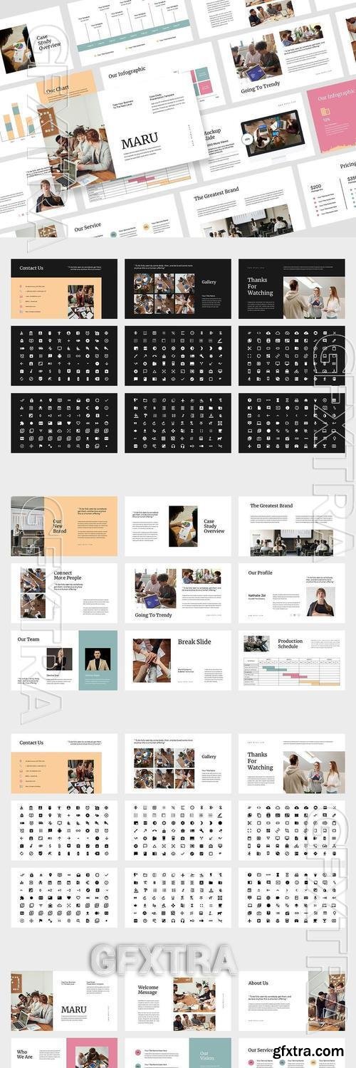 Maru : Case Study Powerpoint Templates 587LULS Maru : Case Study Powerpoint Templates 587LULS