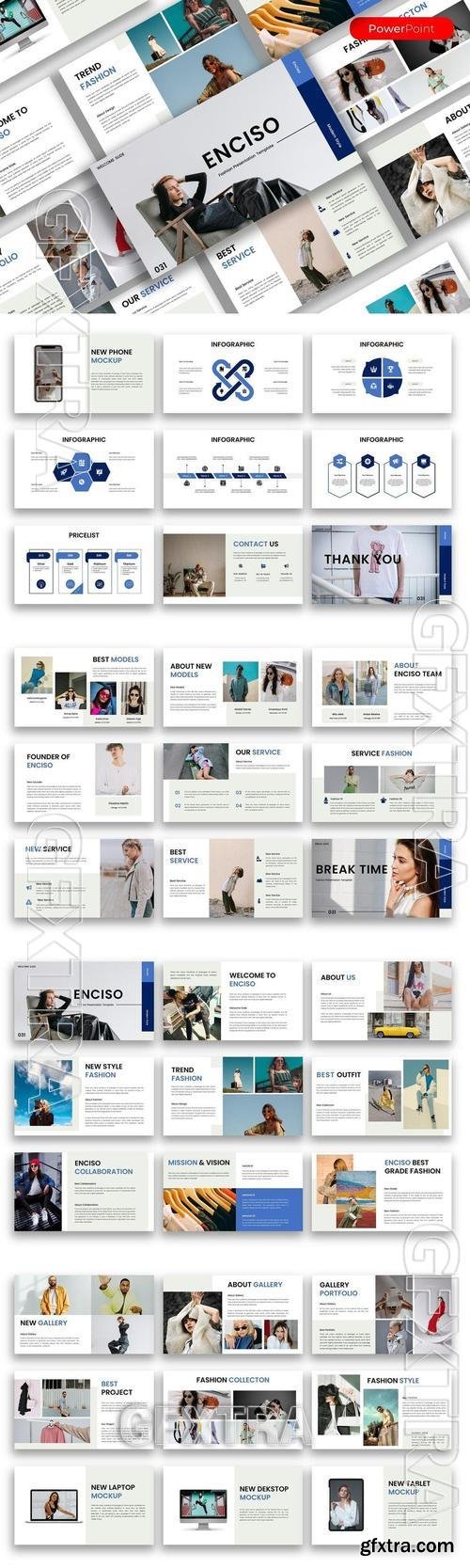 Enciso Fashion PowerPoint Template Q654D8X Enciso Fashion PowerPoint Template Q654D8X