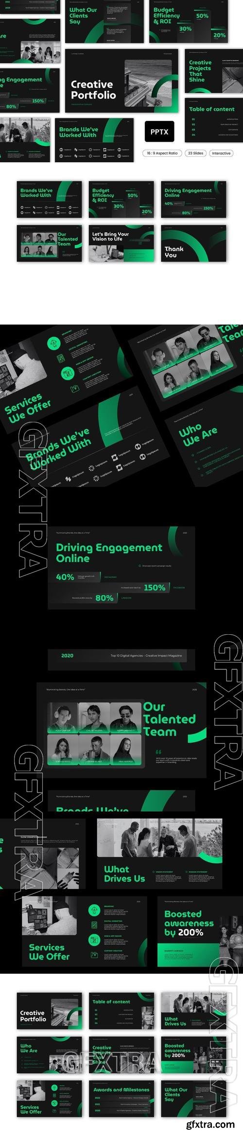 Creative Portfolio - Powerpoint HB5W5BK