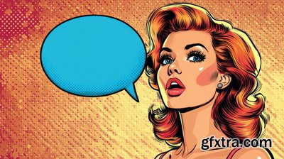 Vintage Style Illustrations of Pretty Womans in 1950's II, 37xJPG