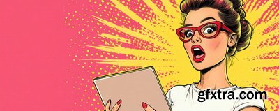 Vintage Style Illustrations of Pretty Womans in 1950's II, 37xJPG