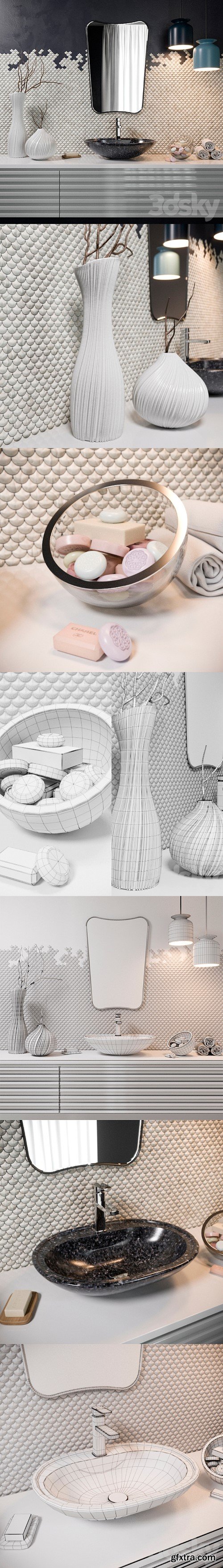 3dsky Pro - bath set decoration 2