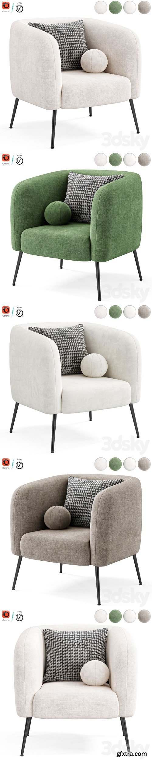 3dsky Pro - DAVI Armchair