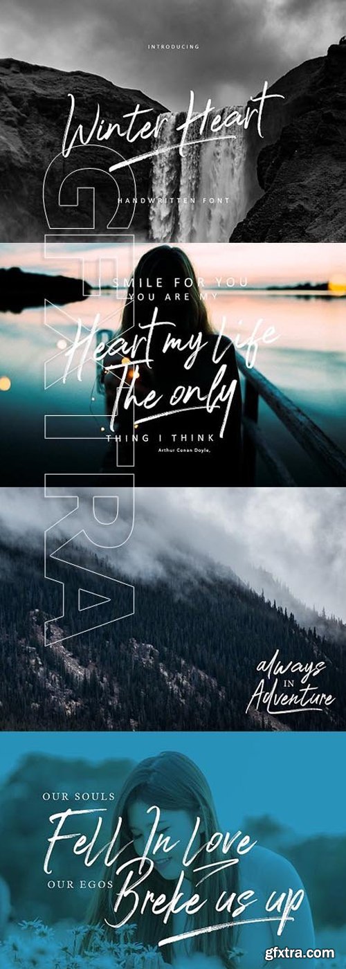 CreativeMarket - Winter Heart - 1969050