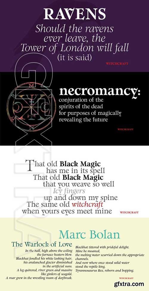 Witchcraft font family