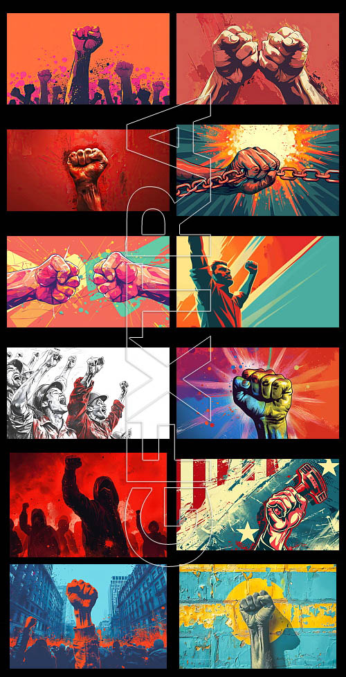 Let's Make Rovolution 100xAI, 50xJPG Illsutrations