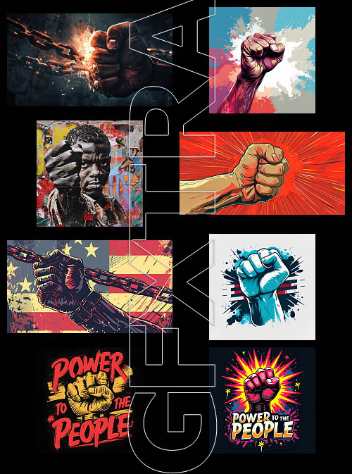 Let's Make Rovolution 100xAI, 50xJPG Illsutrations