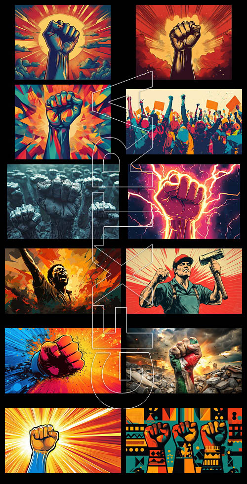 Let's Make Rovolution 100xAI, 50xJPG Illsutrations