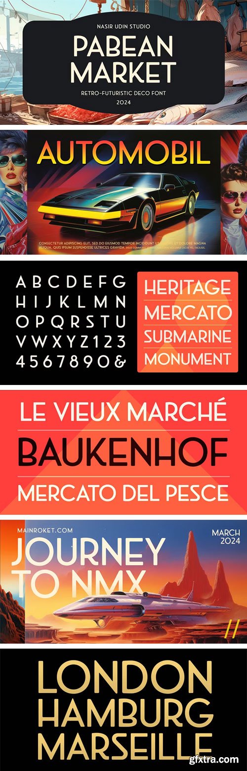 Myfonts - Pabean Market Font