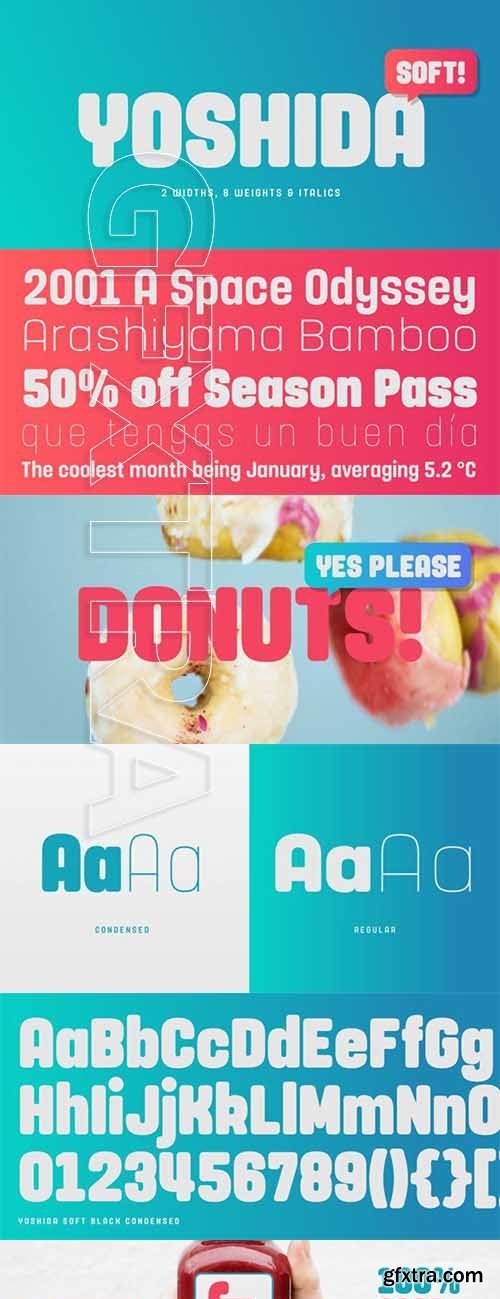 Yoshida Soft font family