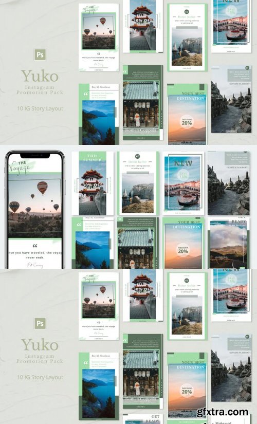 Yuko - Instagram Story Pack