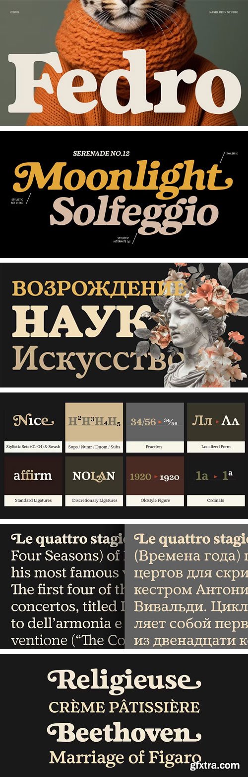 Myfonts - Fedro Font Family